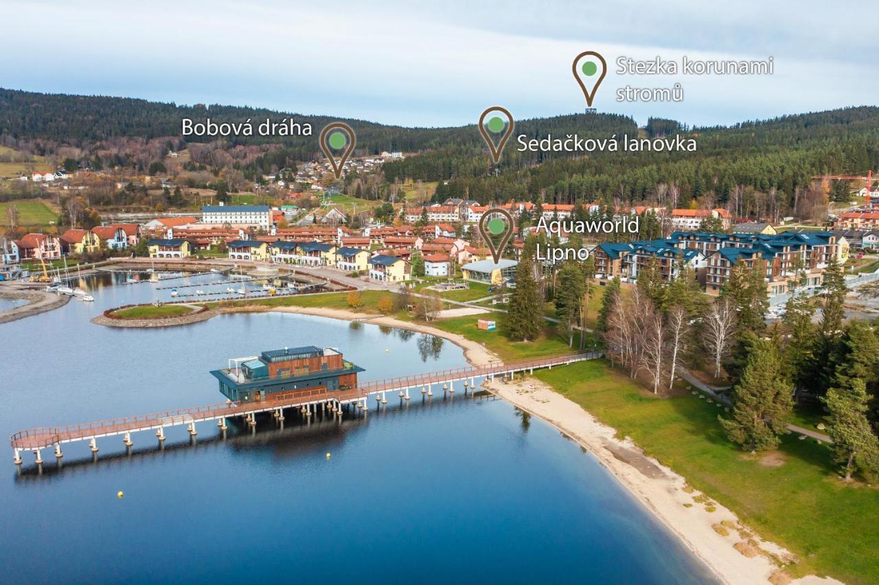 Moli Apartman S Privatni Saunou - Molo Lipno Resort Lipno nad Vltavou Exteriér fotografie